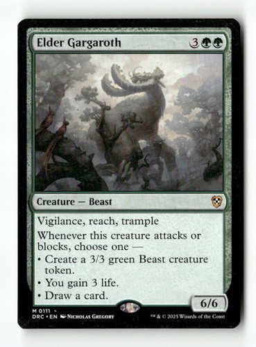 Elder Gargaroth 111 MTG DRC M NM