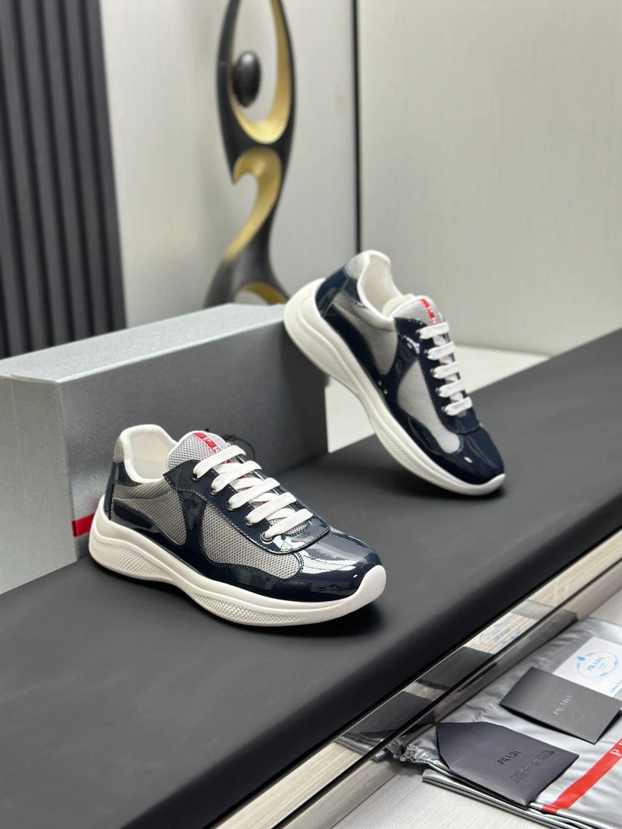 PRADA Casual Shoes Americas Cup Leather Upper for Men for sale | eBay