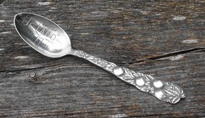 Vintage Louis David Anderson Sterling Silver DeLand Florida Souvenir Spoon