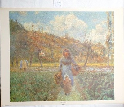 In The Garden : (großformatiger Kunstdruck) : Pissarro, Camille:
