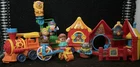 Fisher Price Little People Circus Train, Bike And Tent Set w/ LP VTG 1998