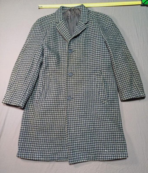 Herren Brooks Brothers Mantel Schwarz Wolle 38 / M / 46