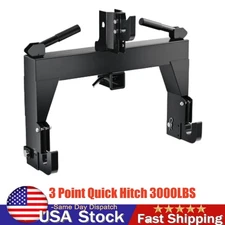 3000LBS 3 Point Quick Hitch for Category 1 2 Tractor Lifting Capacity Tractor US