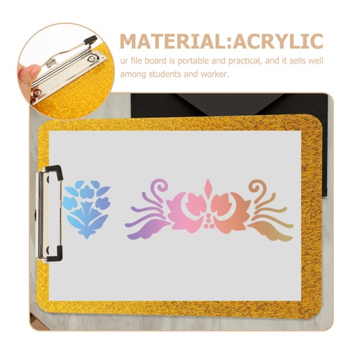 Acrylic Folder Office Writing Board File Organizer for Clip Boards - Picture 11 of 12