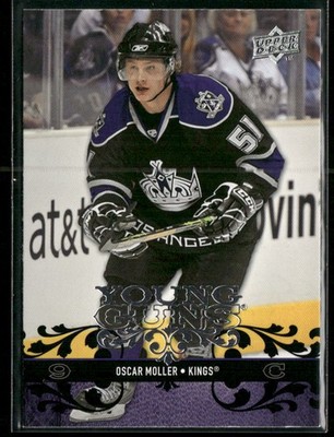 2008-09 Upper Deck Oscar Moller Young Guns RC #222 Los Angeles Kings