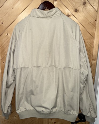 Vintage Izod Lacoste Jacket Men XL Bomber Plaid Lined Golf windbreaker Logo - Picture 10 of 15