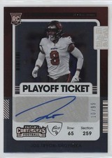 2021 Panini Contenders Rookie Playoff Ticket 10/99 Joe Tryon-Shoyinka Auto 18er