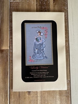 Lady Vivien Cross Stitch Pattern CrossStitchingArt Victorian Lady Chart