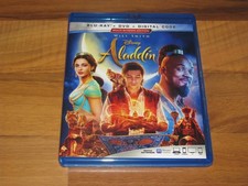 Aladdin Blu-ray/DVD, 2019, 2-Disc Set, No Digital Copy 