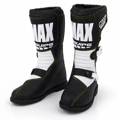 Motocross Offroad Stiefel Motorrad Enduro Kinder Jugend Max Equipe schwarz weiß
