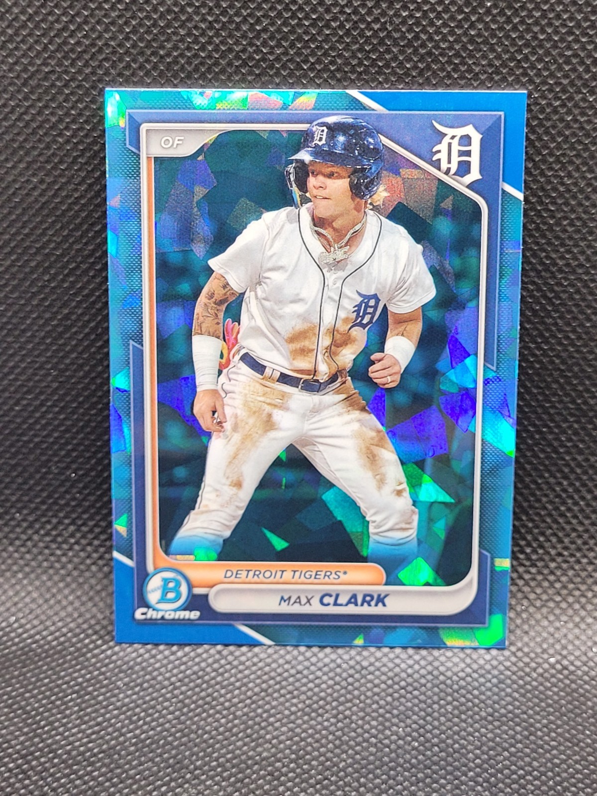 2024 Bowman Chrome MAX CLARK sapphire refractor - BCP-74 - Detroit Tigers