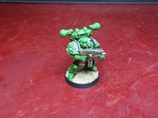 Warhammer 40k: Chaos: Death Guard: painted metal Plague Marine p