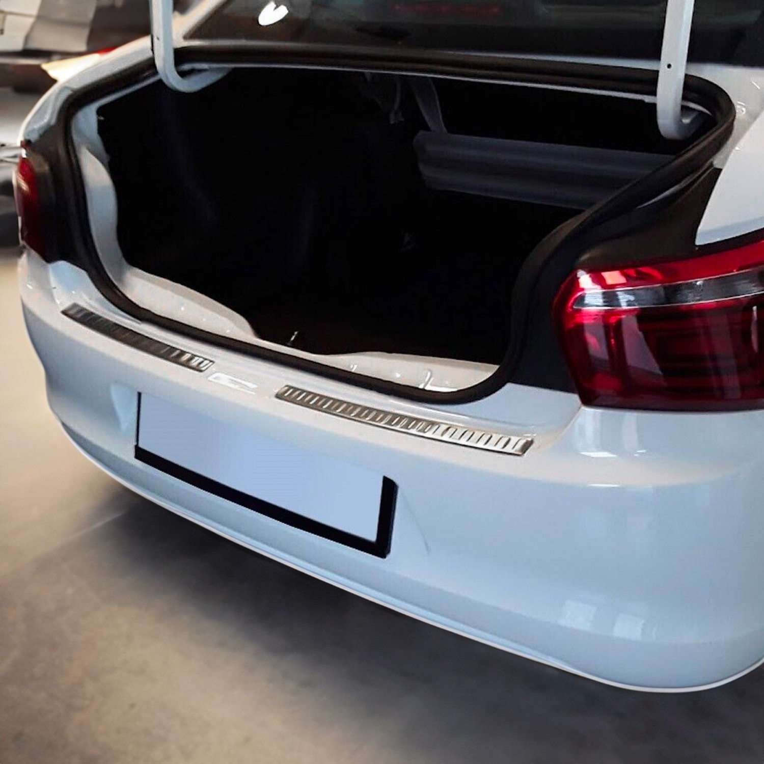 Ladekantenschutz Stoßstange für Citroën C-Elysée 2012-2022 Edelstahl gebürstet