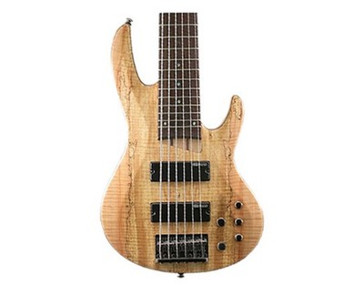 ESP LTD B206 Spalted Maple 6-String Bass - Natural Satin - B-Stock