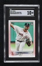 2022 Topps Series 2 Independence Day 14/76 Kutter Crawford #645 SGC 10 GEM 2id