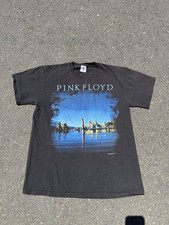 Vintage 90s Pink Floyd Wish You Were Here RARE Black Shirt Size Large Music band