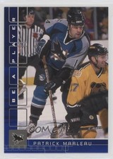 2001-02 ITG Be A Player Memorabilia Sapphire 43/100 Patrick Marleau #173 1s8