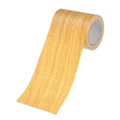 1-Roll 2.24''x15ft Self-Adhesive Wood Floor Tape for Furniture, Golden Camel Pine