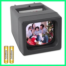 35Mm Slide and Film Viewer, Negative Scanner, Desk Top LED Lighted Illuminated V