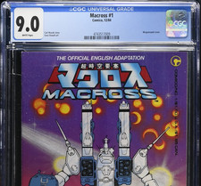 Macross 1 CGC 9.0 Robotech Saga 1984 Wraparound Manga Movie Franchise Comico