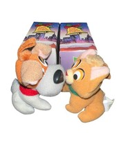 1988 McDonald's Walt Disney Oliver Company DODGER OLIVER Plush Ornaments