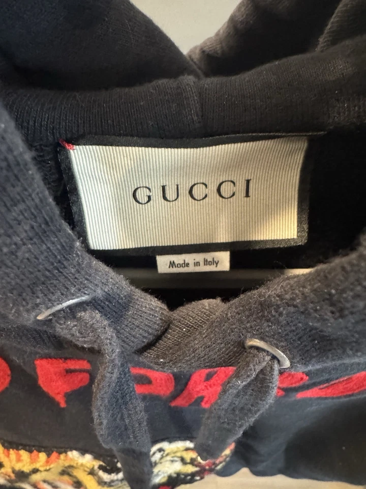 Gucci Tiger Head Accent Blind For Love Hoodie - Image 3 of 3