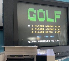 NES Golf 1985 Nintendo Entertainment System Cartridge + Manual Tested Working