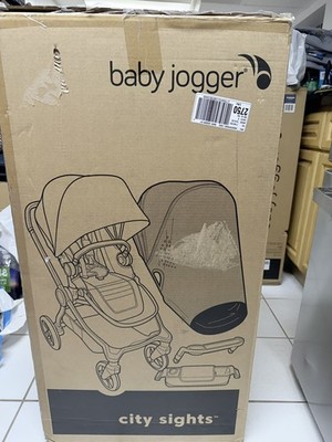 NEW IN BOX - Baby Jogger City Sights strollers + Accessory dark slate MSRP $650