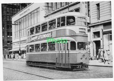 GLASGOW CUNARDER TRAM 1319 ARGYLE ST  1962 6x4 POSTCARD  PHOTOGRAPH