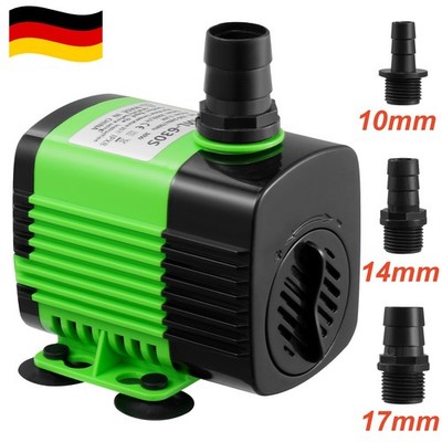 20-40W Teichpumpe Wasserpumpe Aquarium Springbrunnen Gartenteichpumpe Tauchpumpe