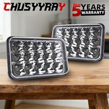 4X6" Sealed White LED Headlights For Freightliner Classic FLD120 XL Semi Truck