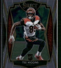 2020 Panini Select #160 Tee Higgins Bengals Rookie
