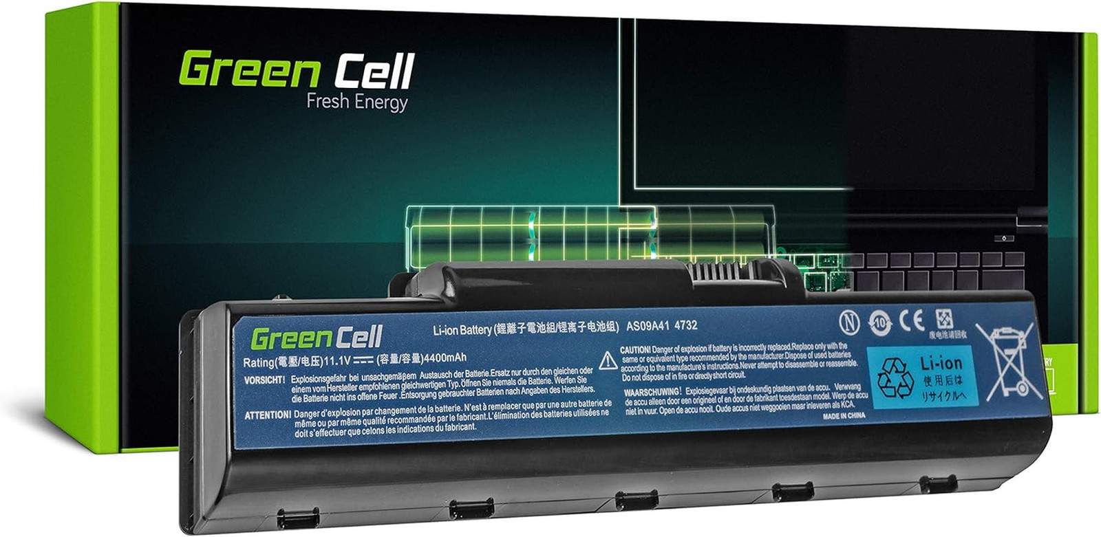 Batteria Acer Serie AS09A31 AS09A41 - Ricambio Pronto all'Uso
