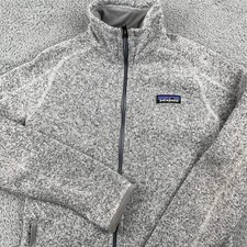 Patagonia Better Sweater Jacket Womens XS Gray Full Zip Fleece Hiking Outdoor