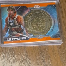 Topps Star Wars Chrome Luke Skywalker orange /25