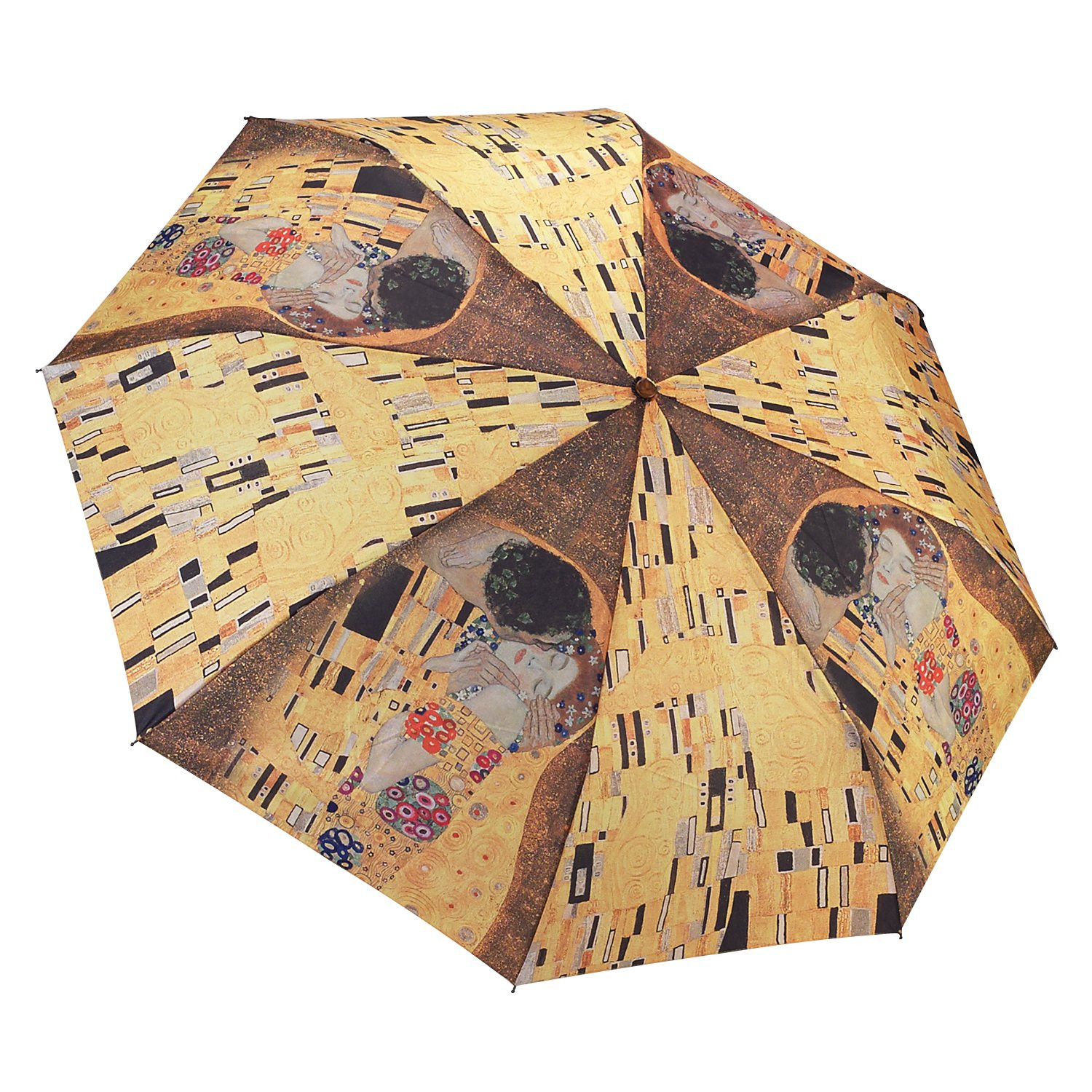 Galleria-Gustav Klimt Auto-Open/Close Large Portable Rain Folding Umbrella