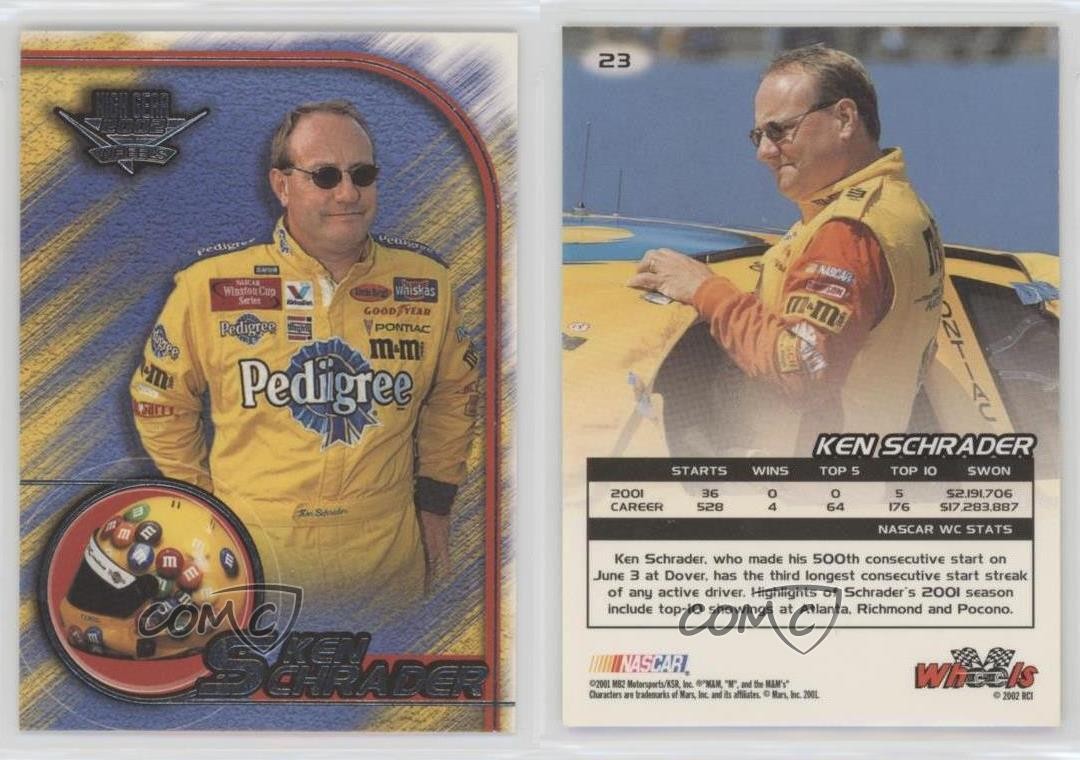 2002 Wheels High Gear Ken Schrader #23 0s5
