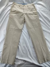 Haggar Mens Premium No-Iron Khaki Stretch Classic Fit Pants Size 30x30