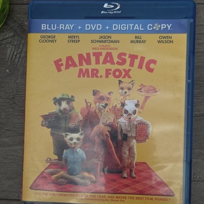 20th Century Fox Fantastic Mr. Fox Blu-ray DVD Digital Copy Clooney Streep