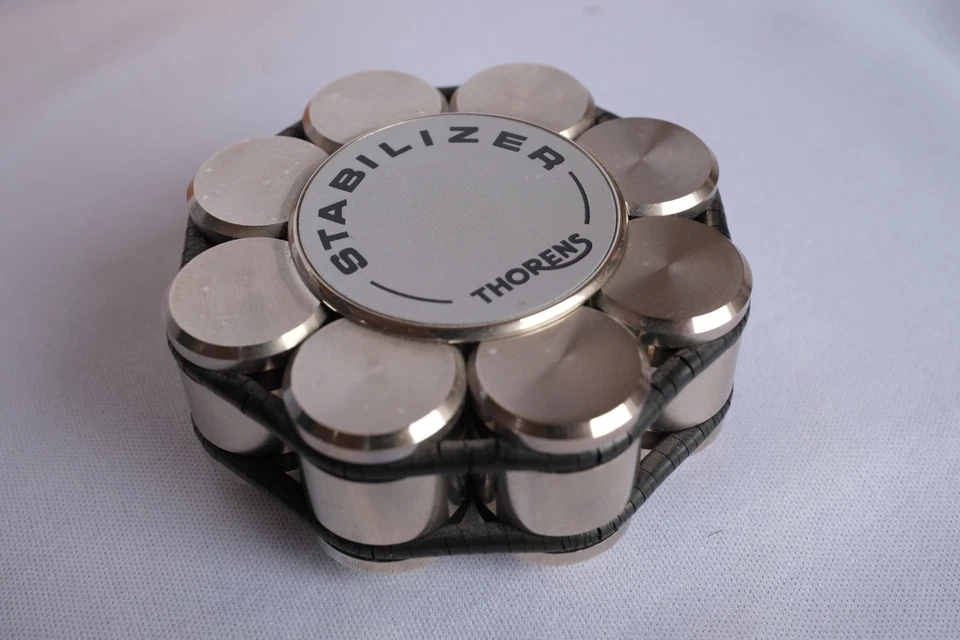 Thorens Stabilizer chrom für Schallplatten, High-End, 550g - Bild 2 von 4