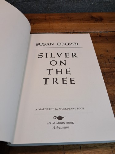 1977 Susan Cooper SILVER ON THE TREE Dark is Rising series ALADDIN BOOKS first - Picture 7 of 8