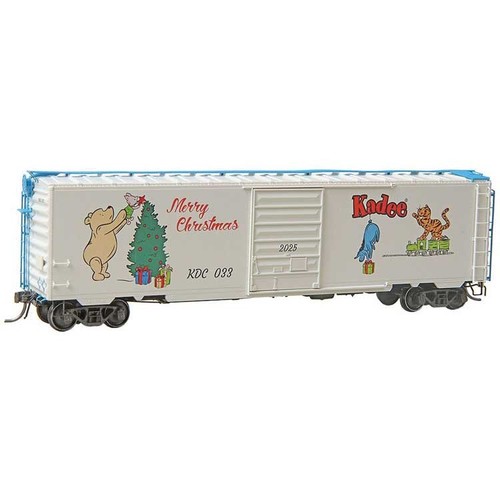 KADEE 6934 HO 50' PS-1 COCHE DE CAJA NAVIDAD "WINNIE THE POOH" DETALLES AZULES, NUEVO | Zustand: New