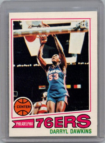 Darryl Dawkins [White Back] #132 1977 Topps card