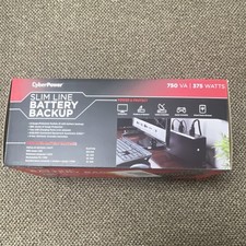 CyberPower SL750U Battery Backup UPS 750VA 375W Surge Protection USB 8 Outlets