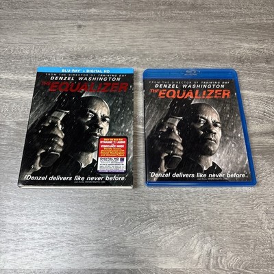 The Equalizer (Blu-ray, 2014) With Slipcover Mint Disc Movie Denzel Washington