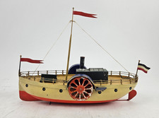 Bing paddle steamer from 1898 movement drive L: 29.5 cm - beautifully hand pa...