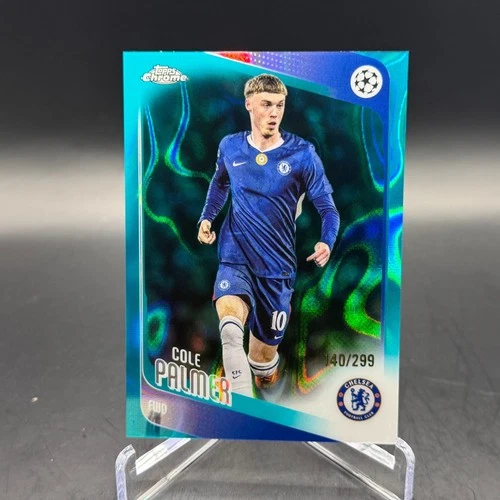 2025-26 Topps Uefa Club Competitions - Cole Palmer #118 /299 AQUA LAVA