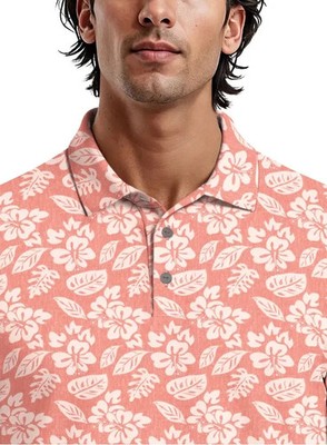 Ben Hogan Performance Polo Crosshatch Tropical Short Sleeve Shirt Size S,XL,2XL