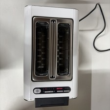 Image of Bosch Styline Stainless Steel 2-Slice Wide Slot Toaster White TAT8611NGB