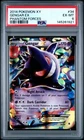 2014 POKEMON XY PHANTOM FORCES #34 GENGAR EX PSA 6